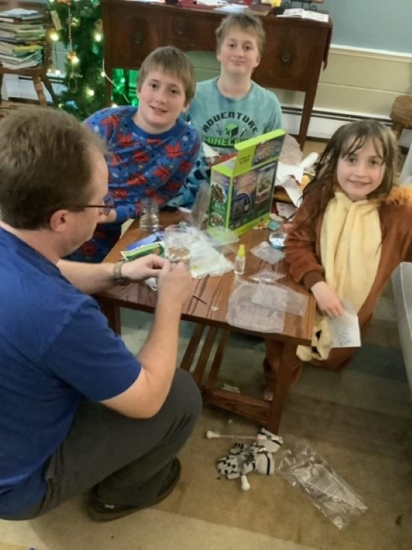 Patrick with all kid kids