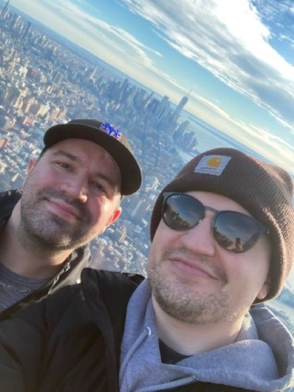 Sean and Bryan in NYC