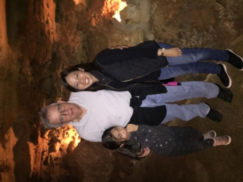 The family in a cave in San Antonio